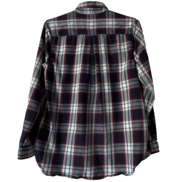 Eddie Bauer classic fit ladies button down plaid long sleeve shirt size S - Picture 2 of 10